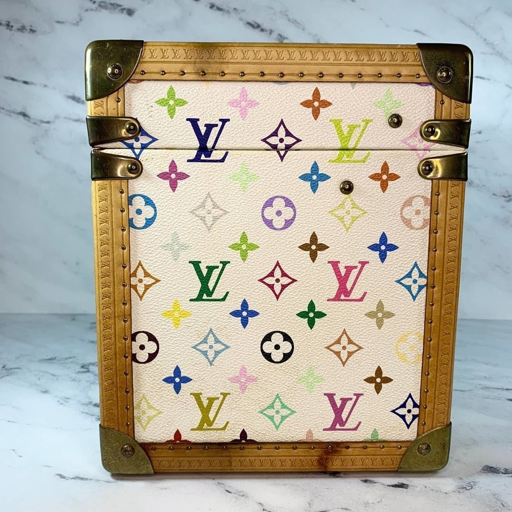 Louis Vuitton Multicolor Boite Pharmacie Monogram Blanc Murakami Trunk LV Case - Picture 5 of 16